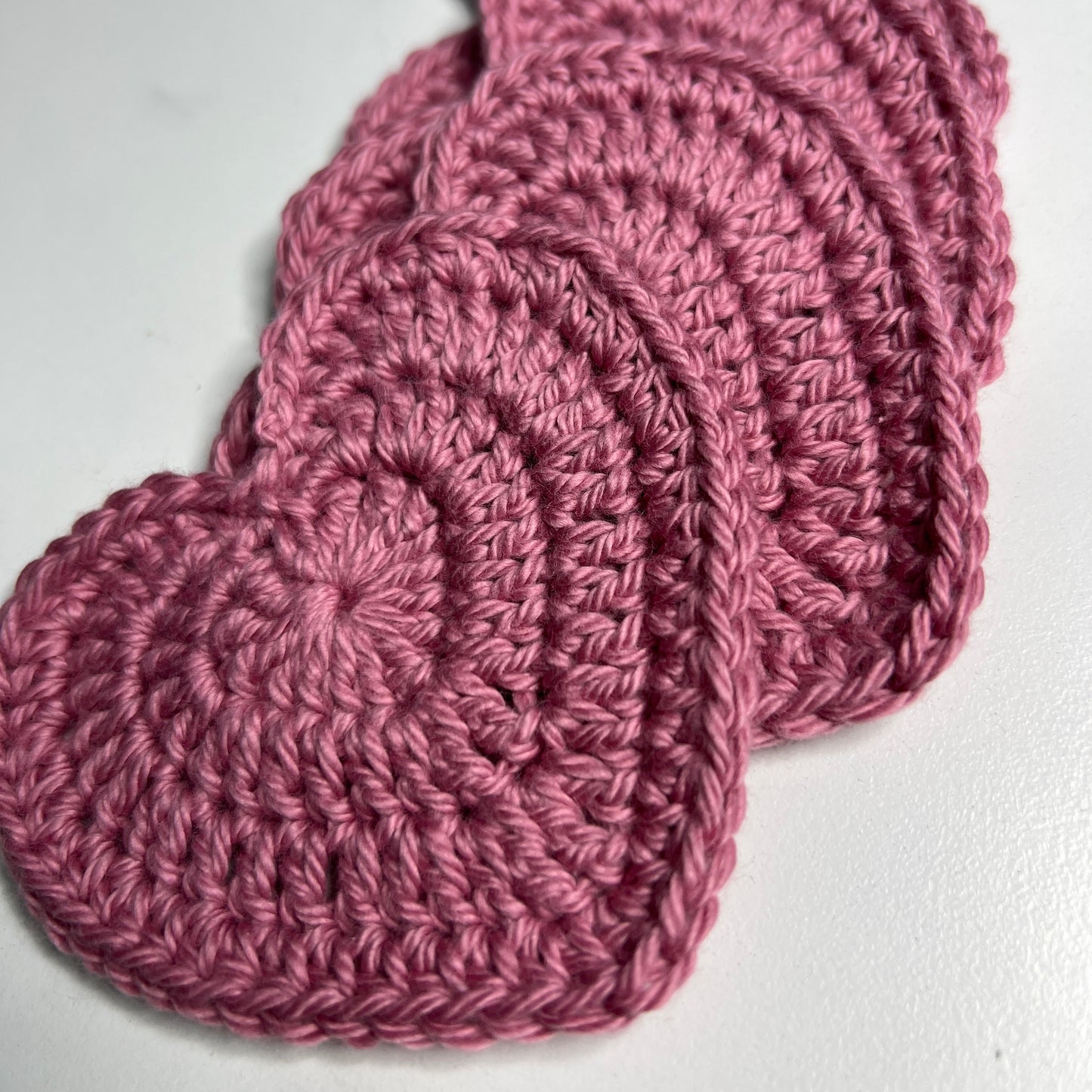 Crochet Heart Coaster Sets