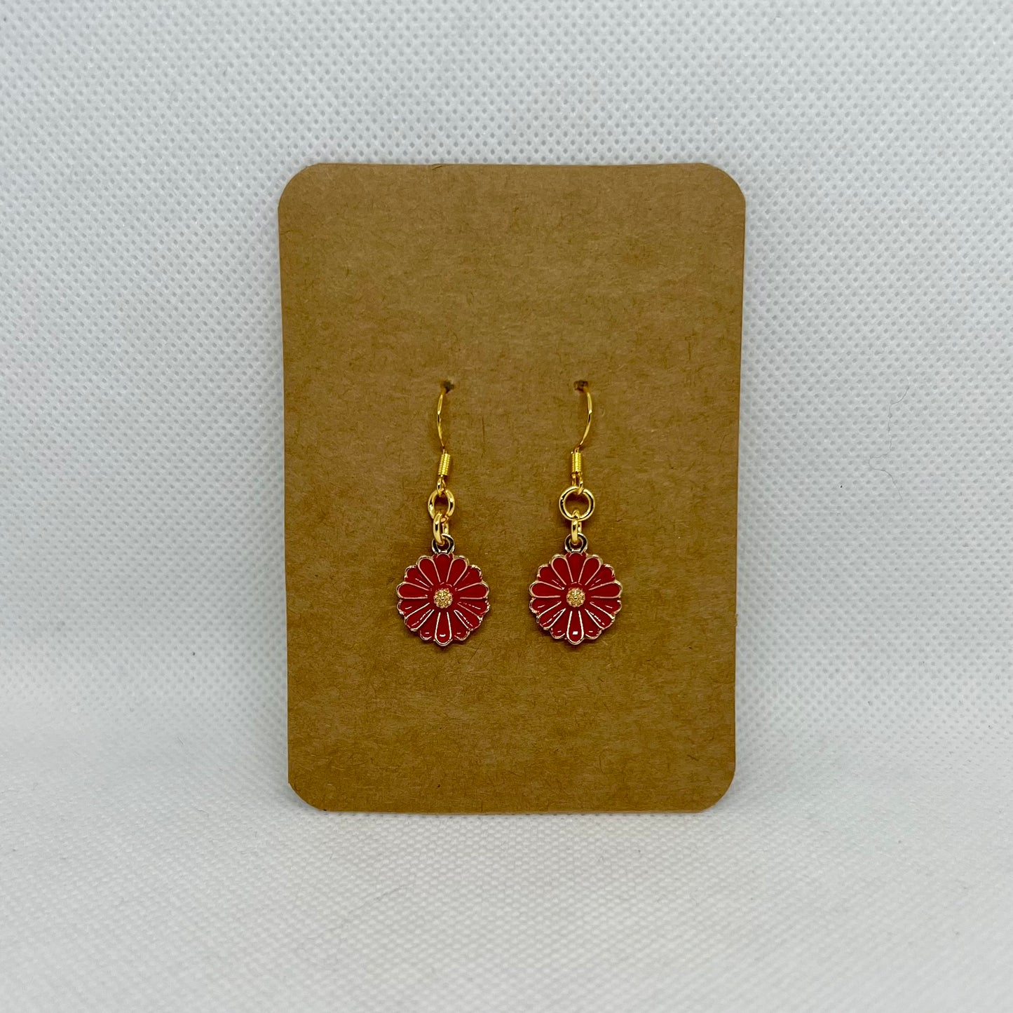 ‘Daisy’ Handmade Flower Earrings