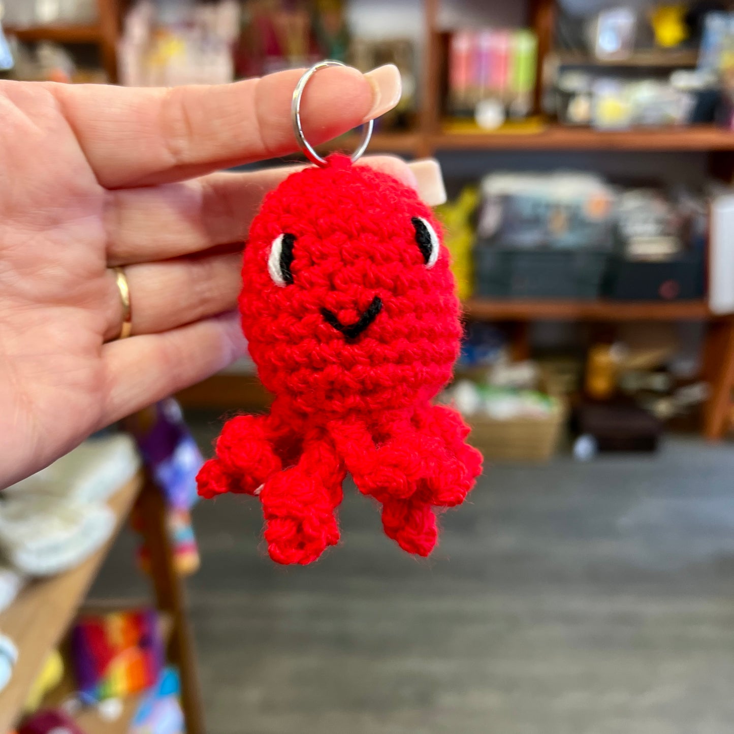 Crochet 'Octopus' Keyrings