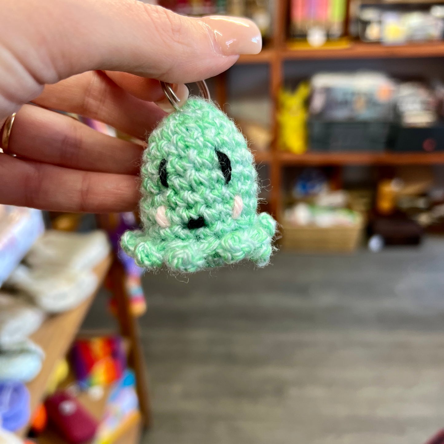 Crochet 'Ghost' Keyrings