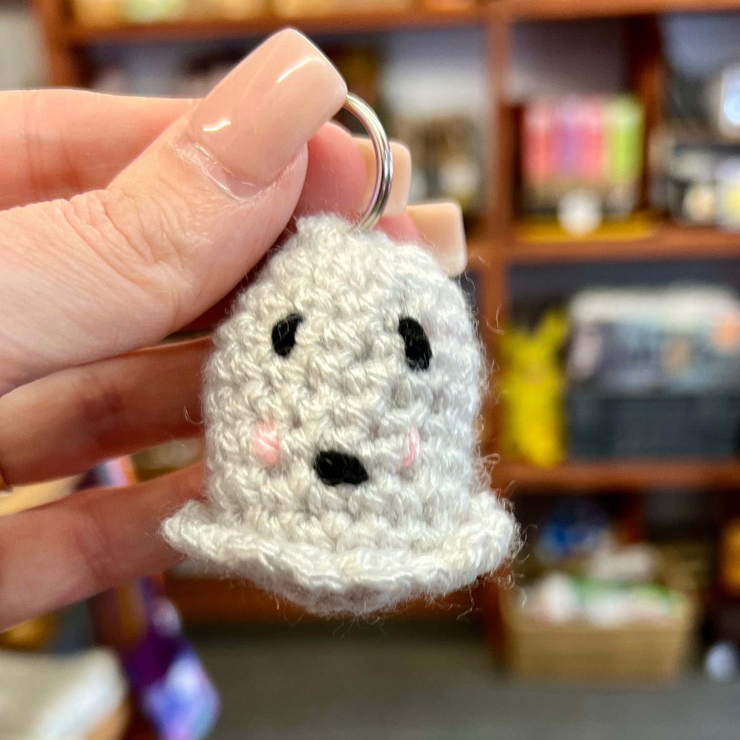 Crochet 'Ghost' Keyrings