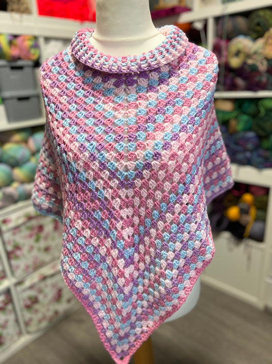 'Lily' Poncho - One Size - Carousel